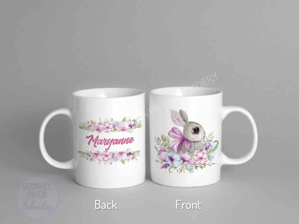 Personalised Woodland Animal mug gift - Kitty, Fox and Rabbit Designs - Image 3