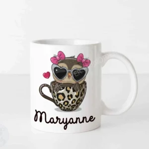 Fun Owl Coffee Mug - Personalised with your name